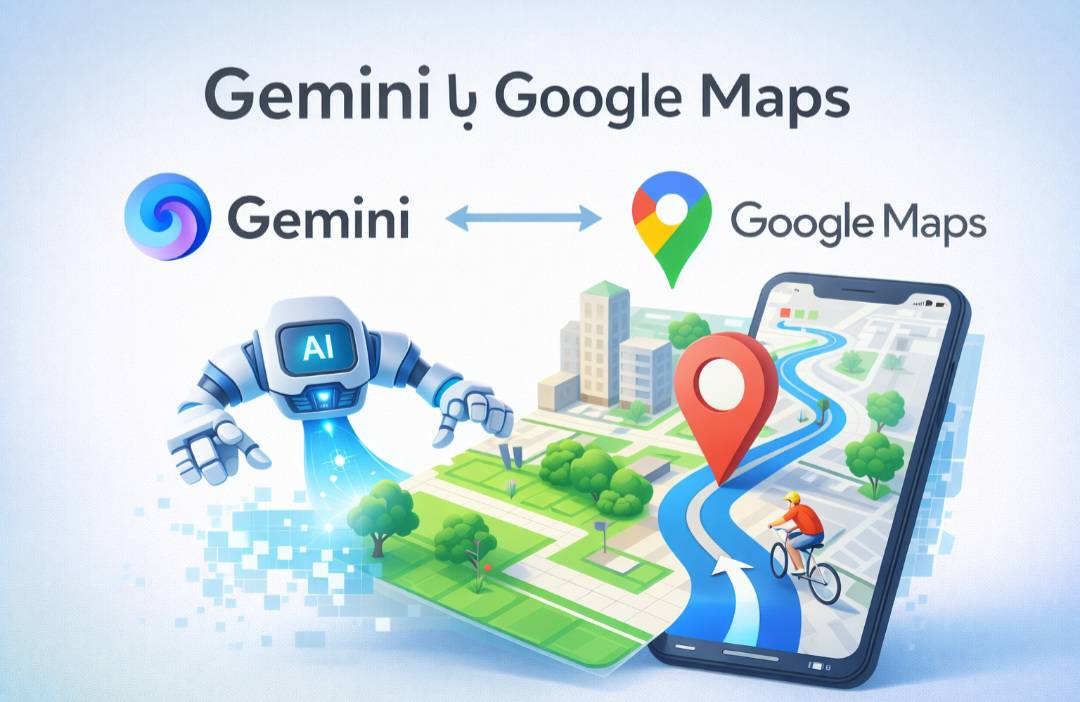 ادغام Gemini با Google Maps؛ ناوبری بدون‌دست گوگل چگونه تجربه پیاده‌روی و دوچرخه‌سواری را متحول می‌کند؟